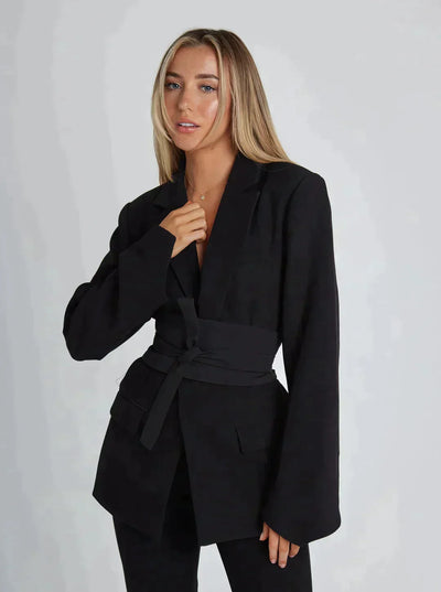 Madison | Eleganter Blazer mit Taillengürtel