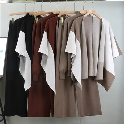 Amelia | Elegantes Strick-Dreiteiler-Set