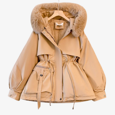 Joséphine | Eleganter Wintermantel mit Pelz
