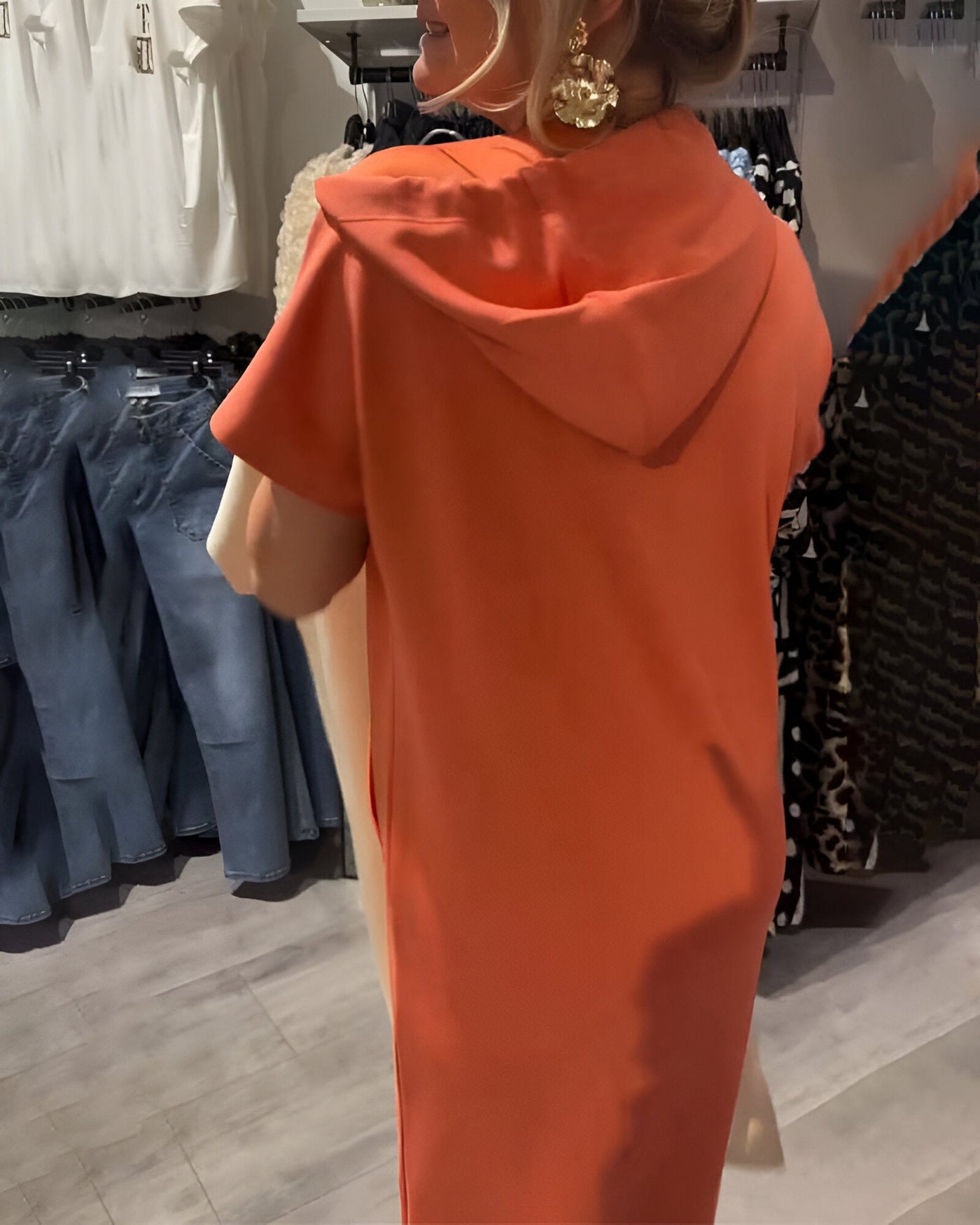 Saskia | Casual Hoodie Kleid