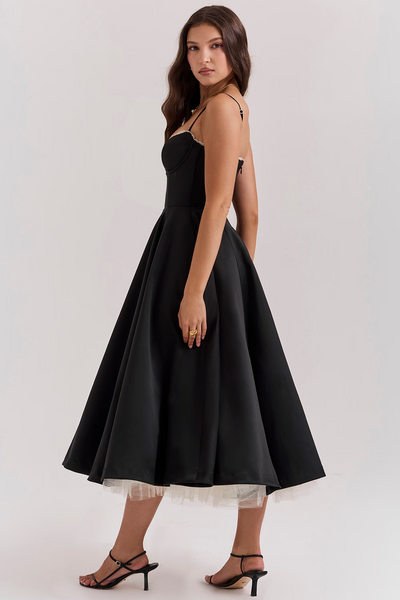 Lena | Elegantes Midikleid mit Bügel-Cups