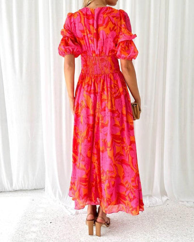 Elena | Maxi-Kleid mit V-Ausschnitt