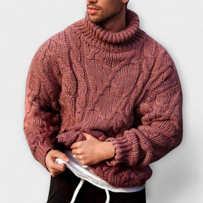 Leandro | Grobstrick-Rollkragenpullover