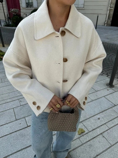 Monika | Zeitlose Oversized-Jacke für mühelosen Chic