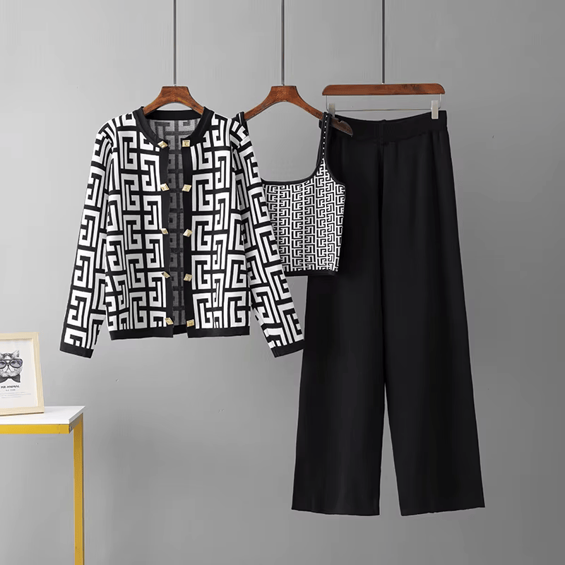 Aria | Stilvolles Retro Dreiteiliges Set