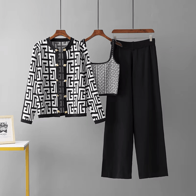 Aria | Stilvolles Retro Dreiteiliges Set