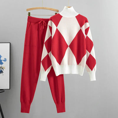 Lina | Strick-Set aus Pullover & Hose