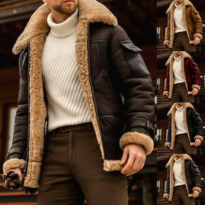 Milan | Ikonische Lederjacke mit Warmfutter