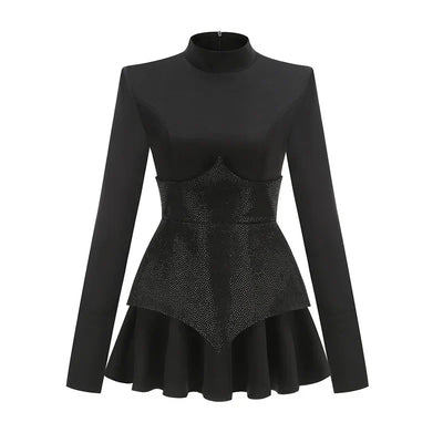Mia | Glitzerndes Minikleid