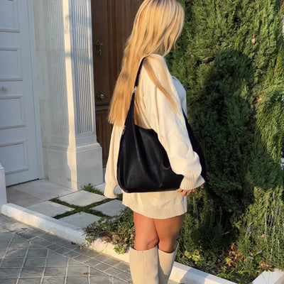 Ambern | Minimalistische Hobo-Tasche