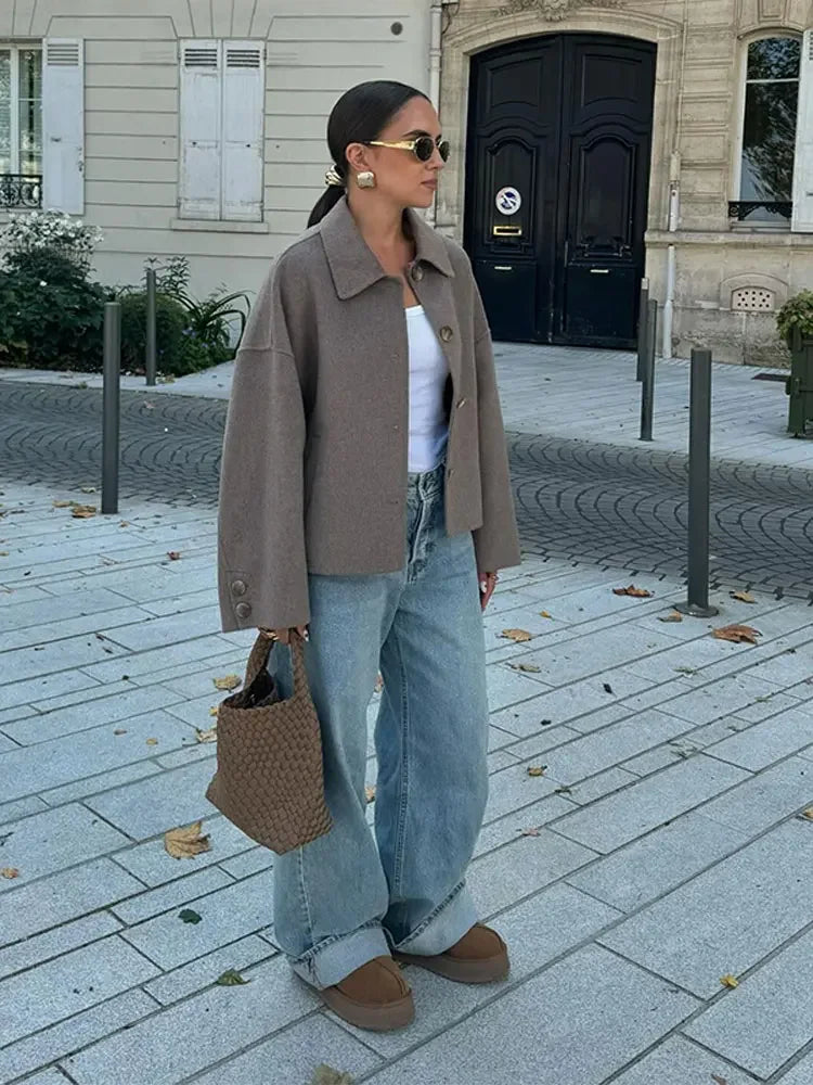 Monika | Zeitlose Oversized-Jacke für mühelosen Chic