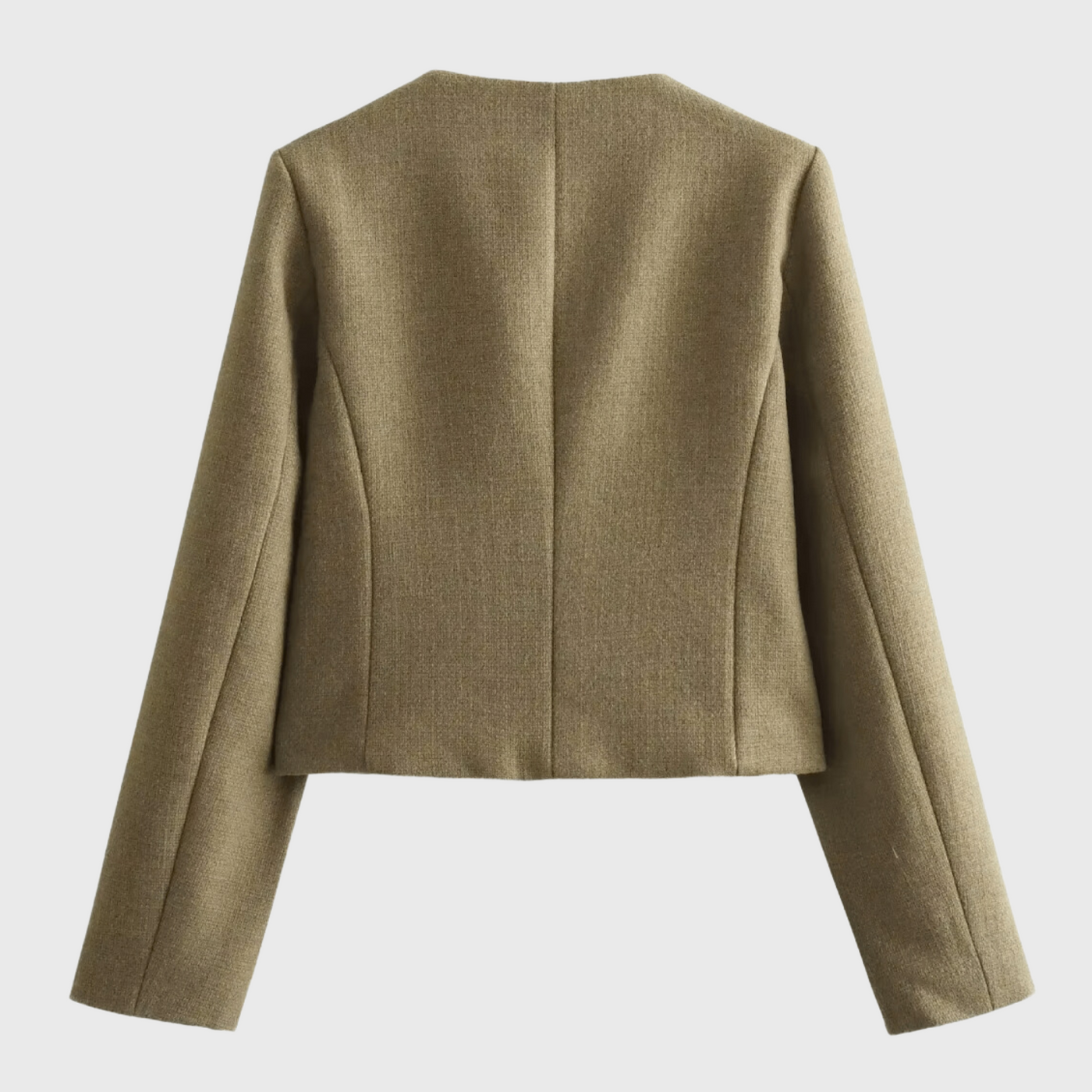 Sienna | Stilvolle Tweed-Jacke mit Goldknöpfen