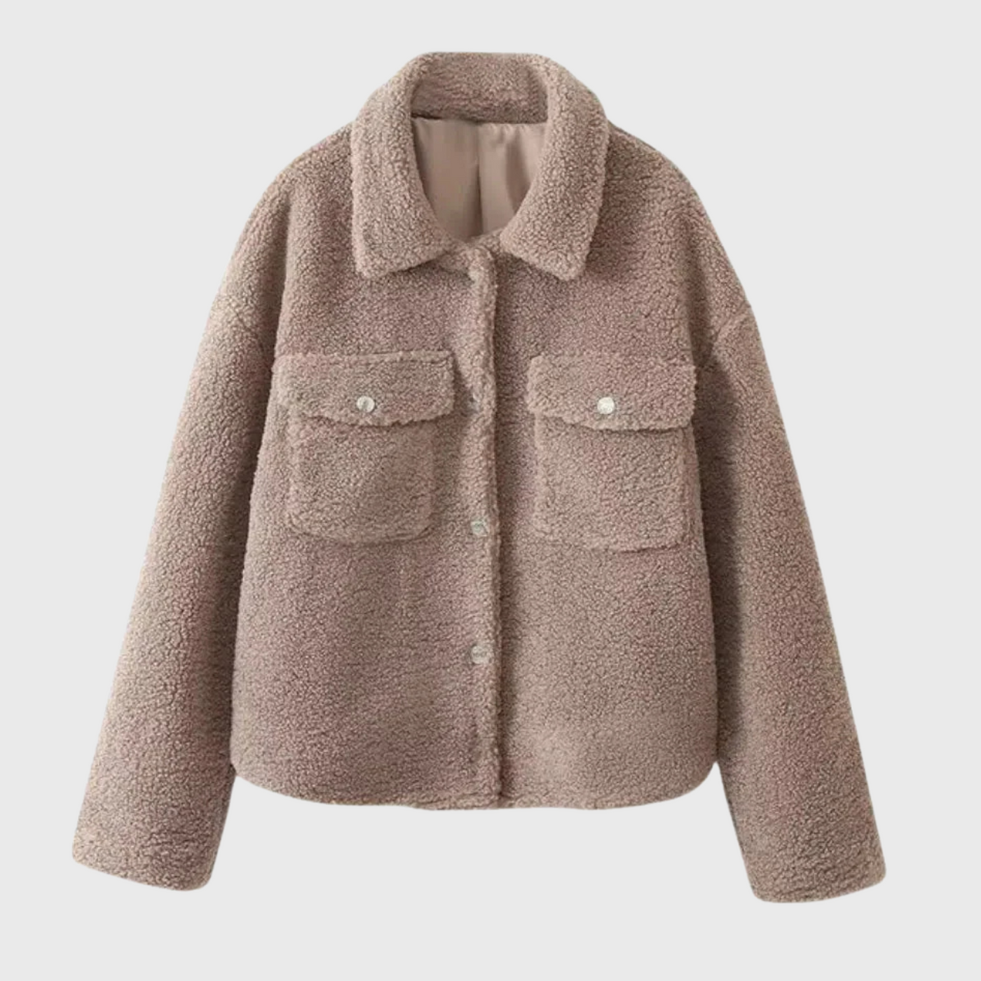 Florencia | Kuschelige Teddy-Jacke mit Knopfverschluss