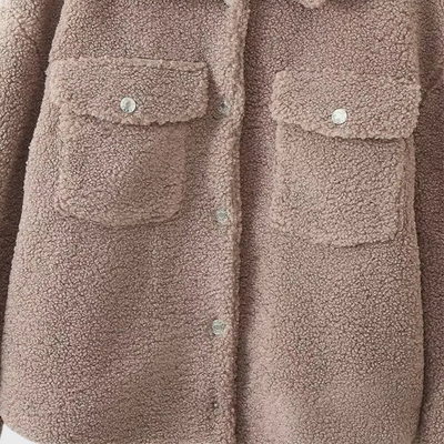 Florencia | Kuschelige Teddy-Jacke mit Knopfverschluss
