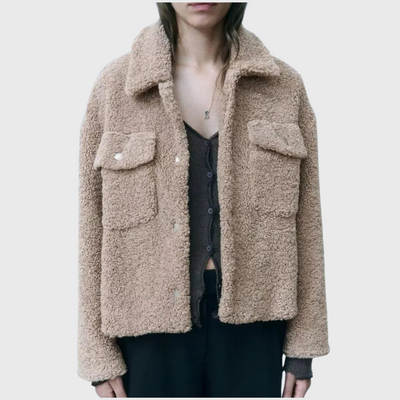 Florencia | Kuschelige Teddy-Jacke mit Knopfverschluss