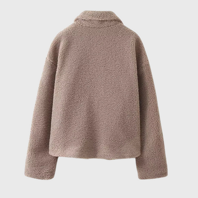 Florencia | Kuschelige Teddy-Jacke mit Knopfverschluss
