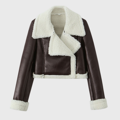 Giulia | Cropped Aviator-Jacke