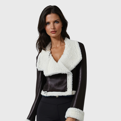 Giulia | Cropped Aviator-Jacke