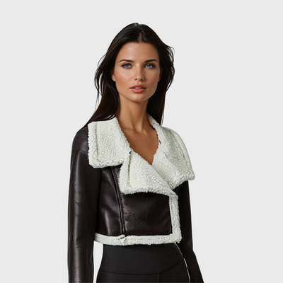 Giulia | Cropped Aviator-Jacke