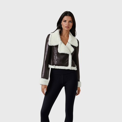 Giulia | Cropped Aviator-Jacke