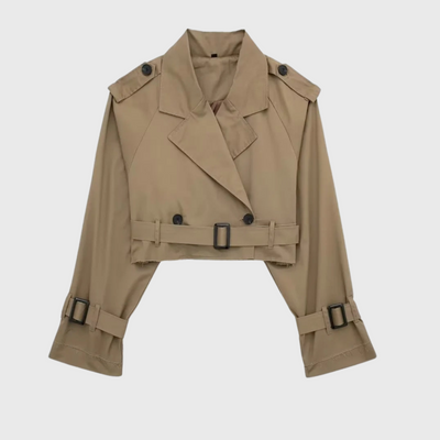 Clara | Cropped Trenchcoat