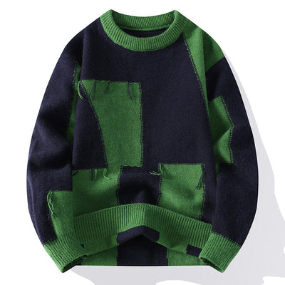 Madison | Patchwork-Strickpullover