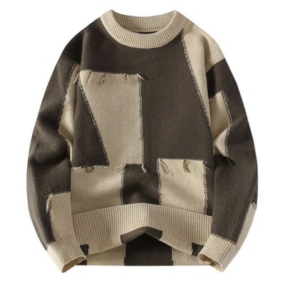 Madison | Patchwork-Strickpullover