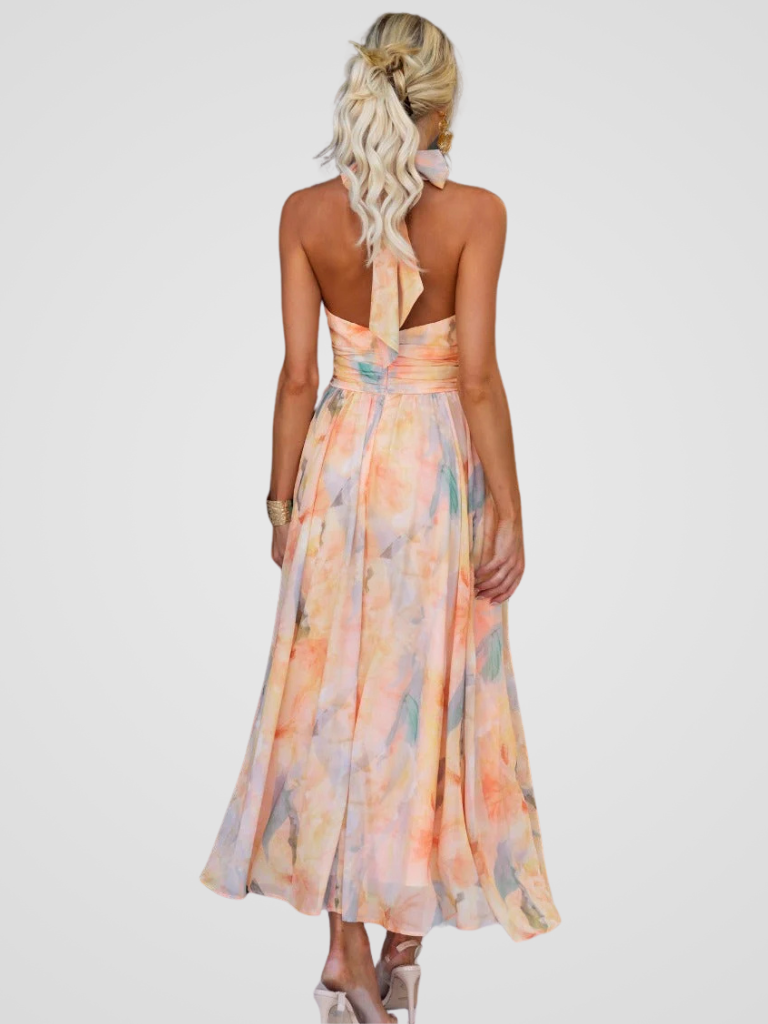 Peach | Maxikleid Riviera Stil