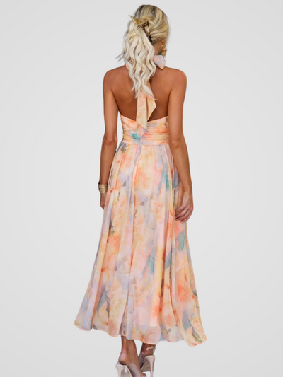 Peach | Maxikleid Riviera Stil