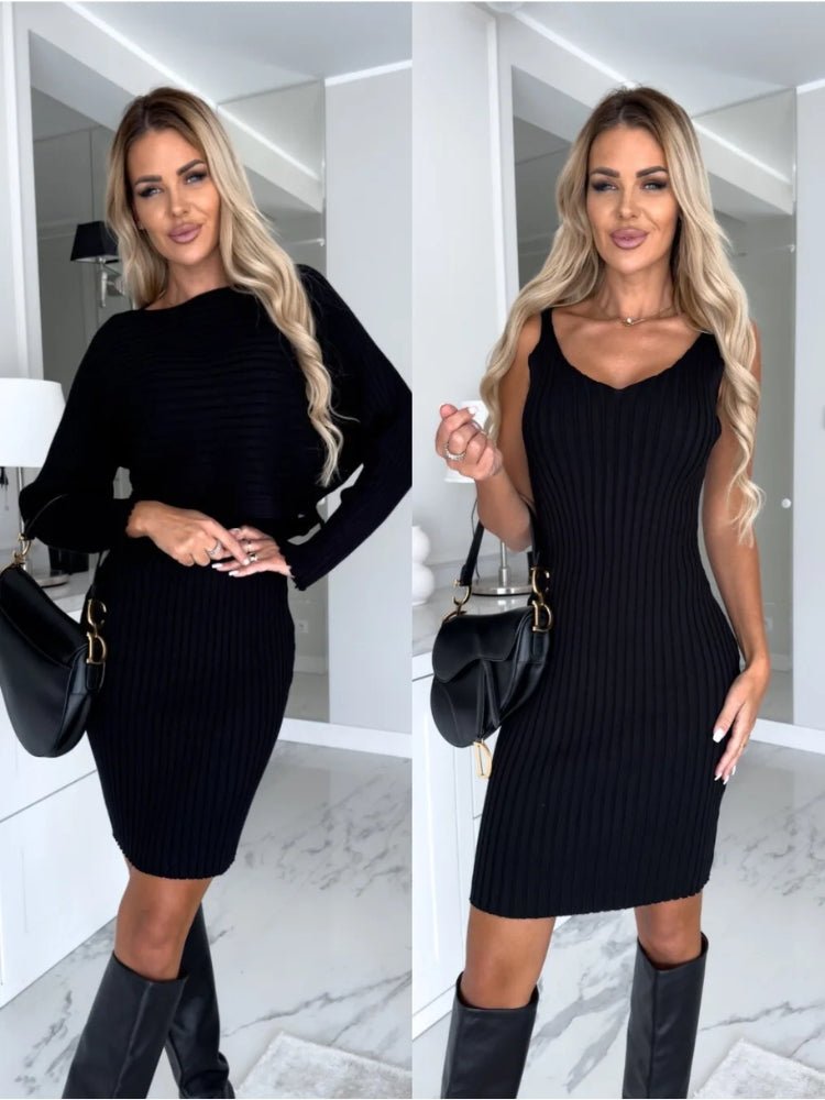 Lia | Strick-Set aus Pullover & Kleid