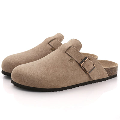 Nova | Komfortable Slip-On Clogs mit Wildleder-Optik