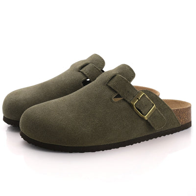 Nova | Komfortable Slip-On Clogs mit Wildleder-Optik