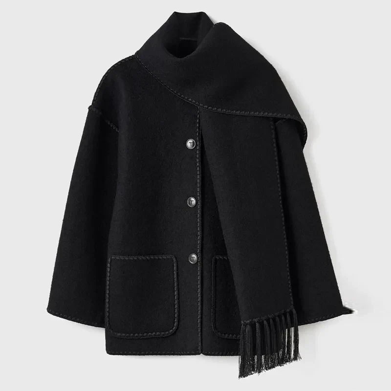 Denise | Fringe Scarf Jacke