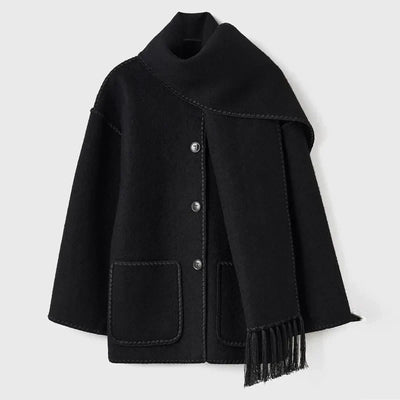 Denise | Fringe Scarf Jacke