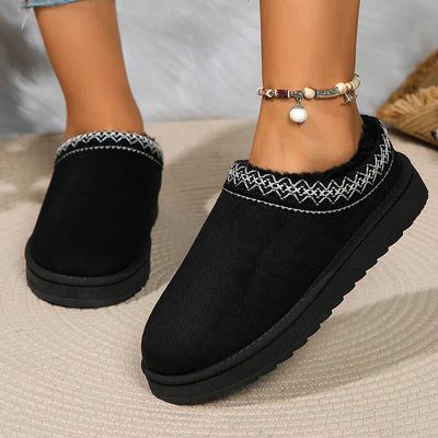 Hanna | warmer Wildlederpantoffel