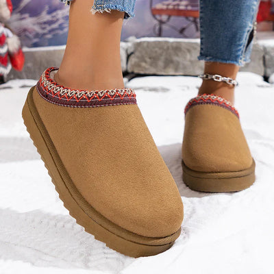 Hanna | warmer Wildlederpantoffel