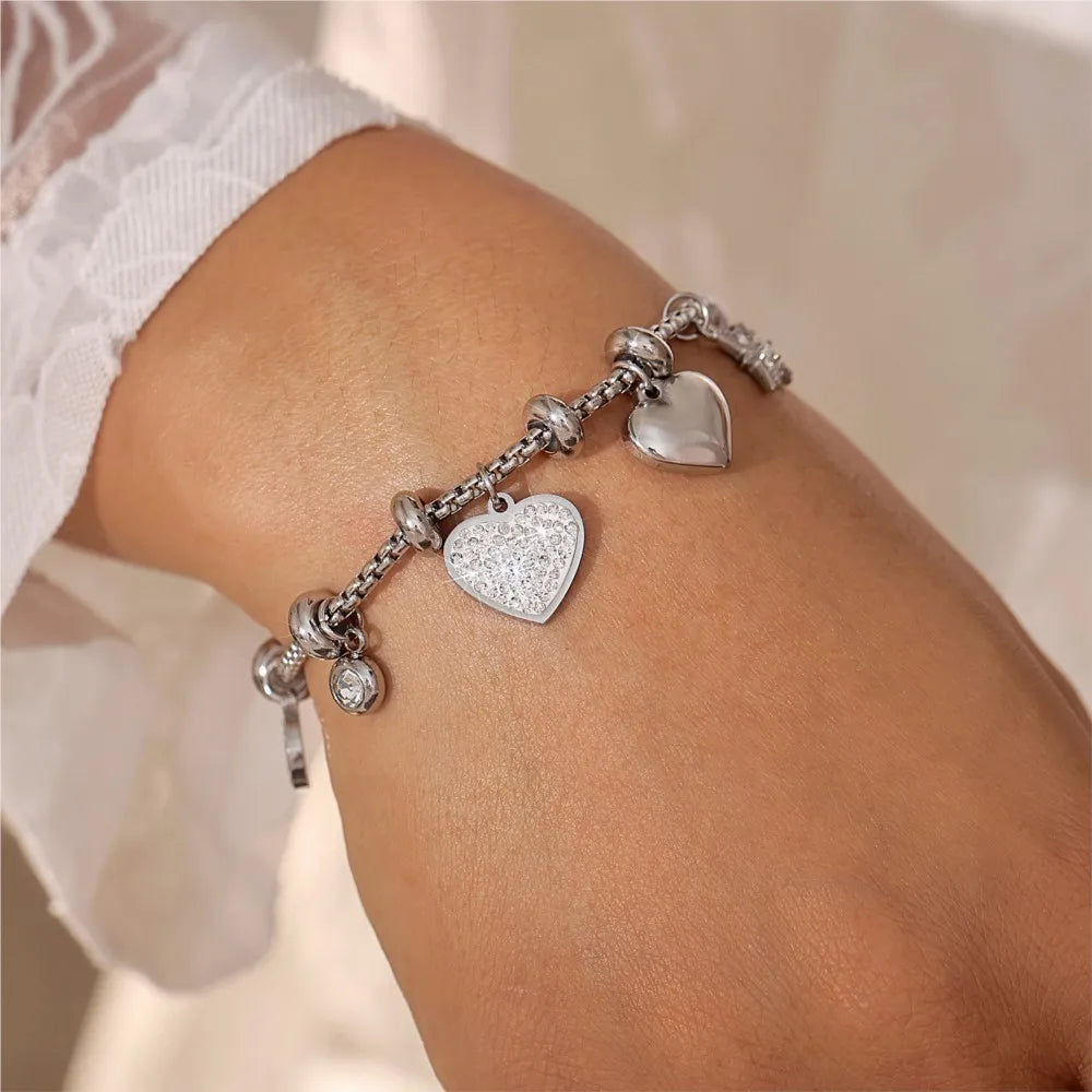 Aurora | Verstellbares Armband mit funkelnden Zirkonia