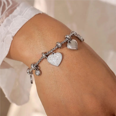Aurora | Verstellbares Armband mit funkelnden Zirkonia