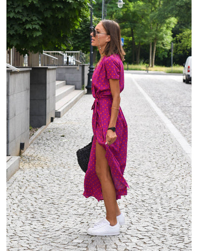 Linda | Midikleid mit Print