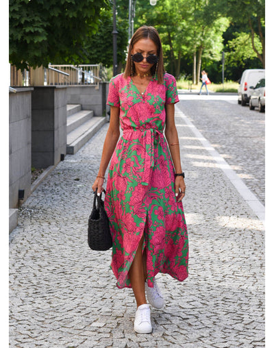 Linda | Midikleid mit Print