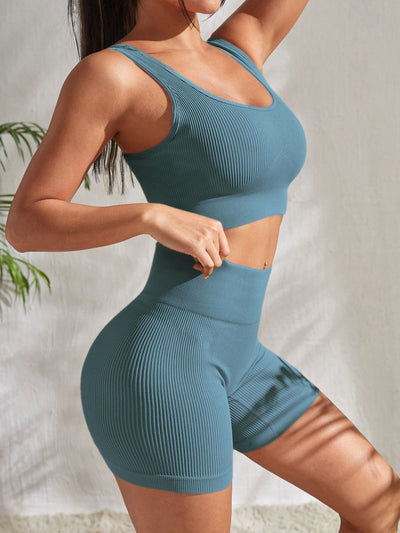 FlexiFit | Geripptes, nahtloses Sportset