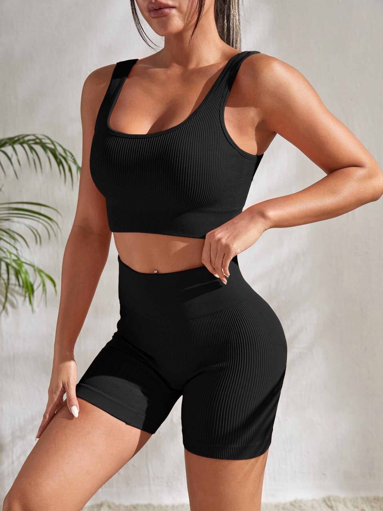 FlexiFit | Geripptes, nahtloses Sportset