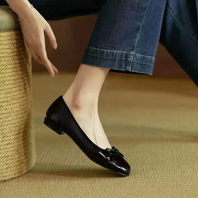 Clara | Klassische Ballerinas mit Schleifendetai
