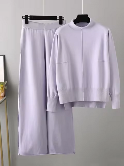 Olivia | Warme, Oversize Strick-Set