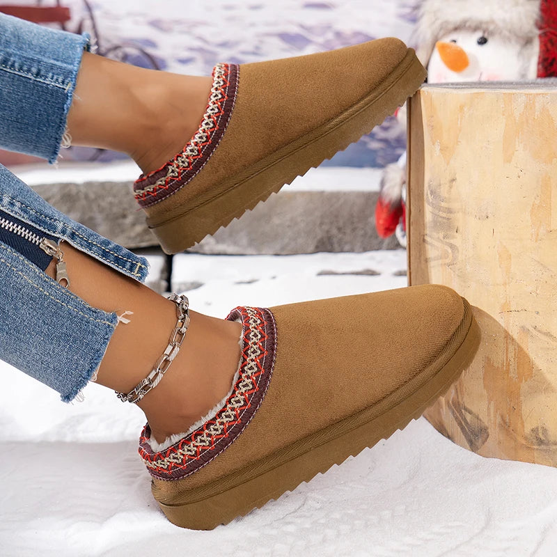 Hanna | warmer Wildlederpantoffel