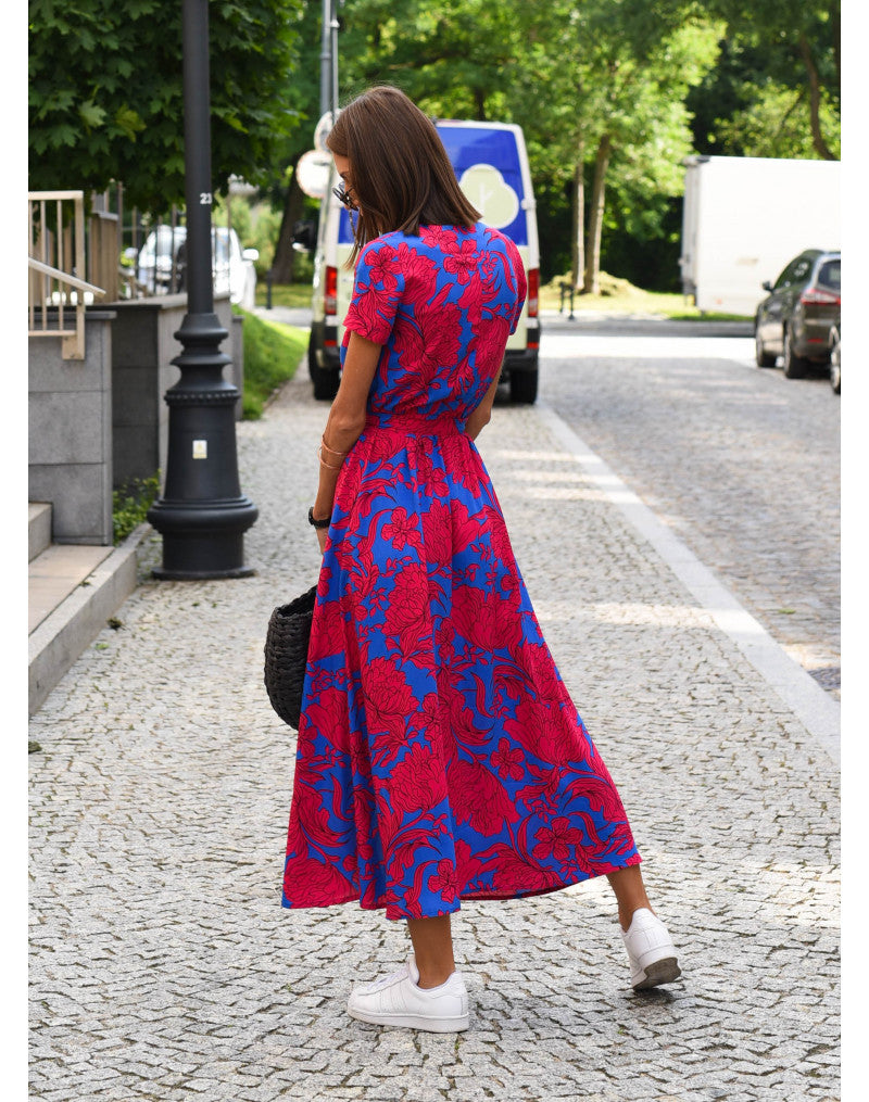 Linda | Midikleid mit Print