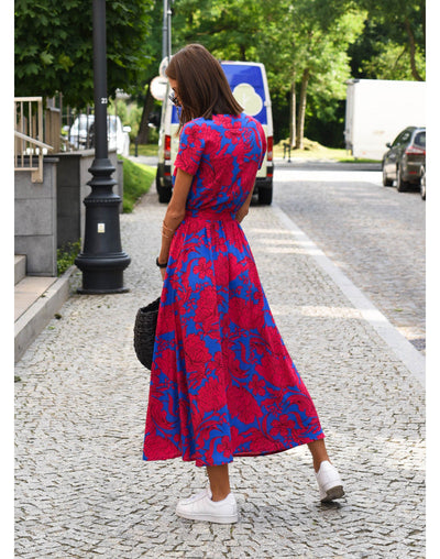Linda | Midikleid mit Print