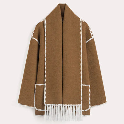 Denise | Fringe Scarf Jacke