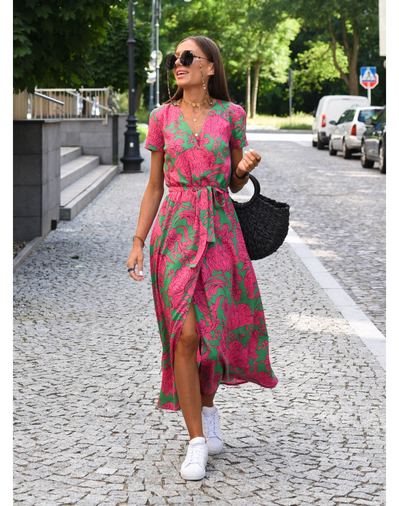 Linda | Midikleid mit Print