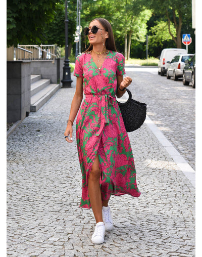Linda | Midikleid mit Print